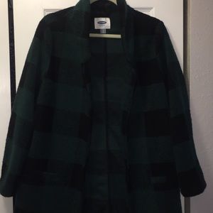 NWOT Old Navy Plaid Coat